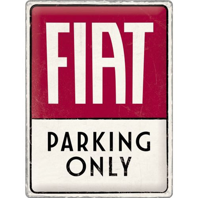 Nostalgic-Art Fiat Large Sign (30x40cm)