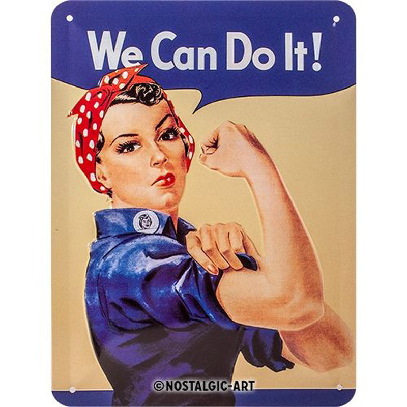 Nostalgic-Art Small We Can Do It Sign (15x20cm)