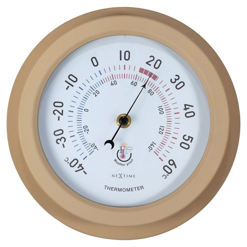 NeXtime Lily Outdoor Thermometer 22cm (Brown)