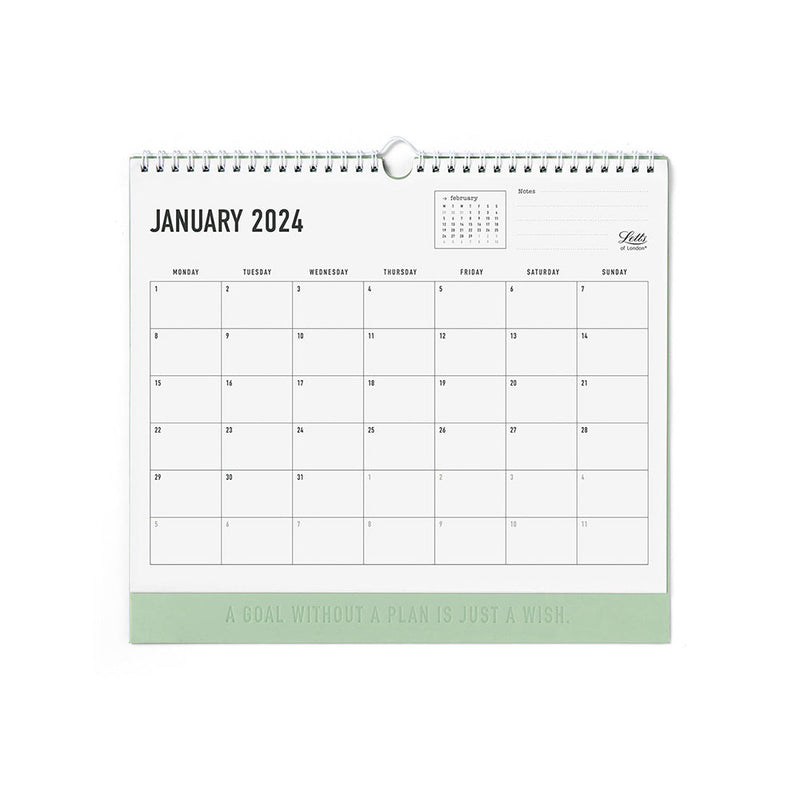 Letts 2024 Conscious Wall Calendar