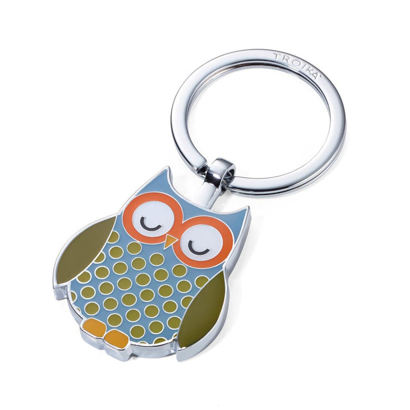 Troika Owl Keyring multicolore