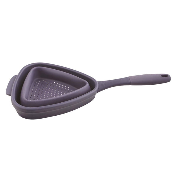 Silicone Triangle Strainer (Purple)