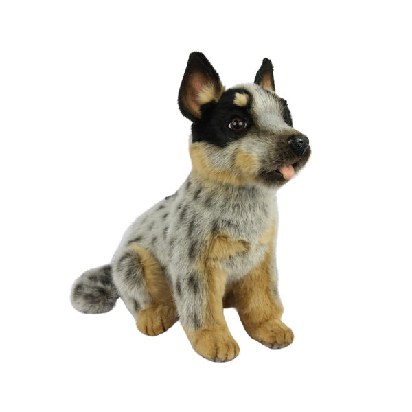 Sitting Animal Blue Heeler Puppy 39cm L