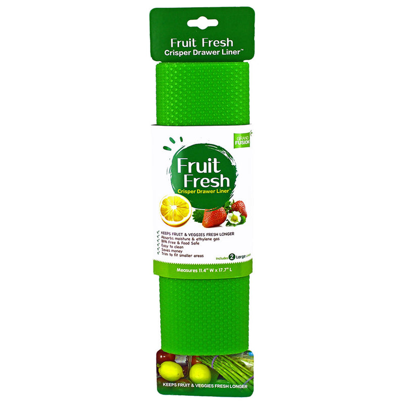 Grand Fusion Fruit Fresh Crisper Drawer Liner 2pcs