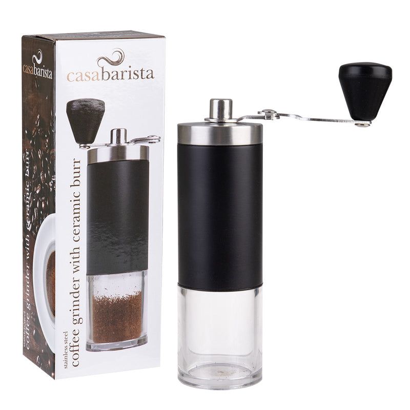 Casabarista S/Steel Hand Coffee Grinder with Ceramic Burr