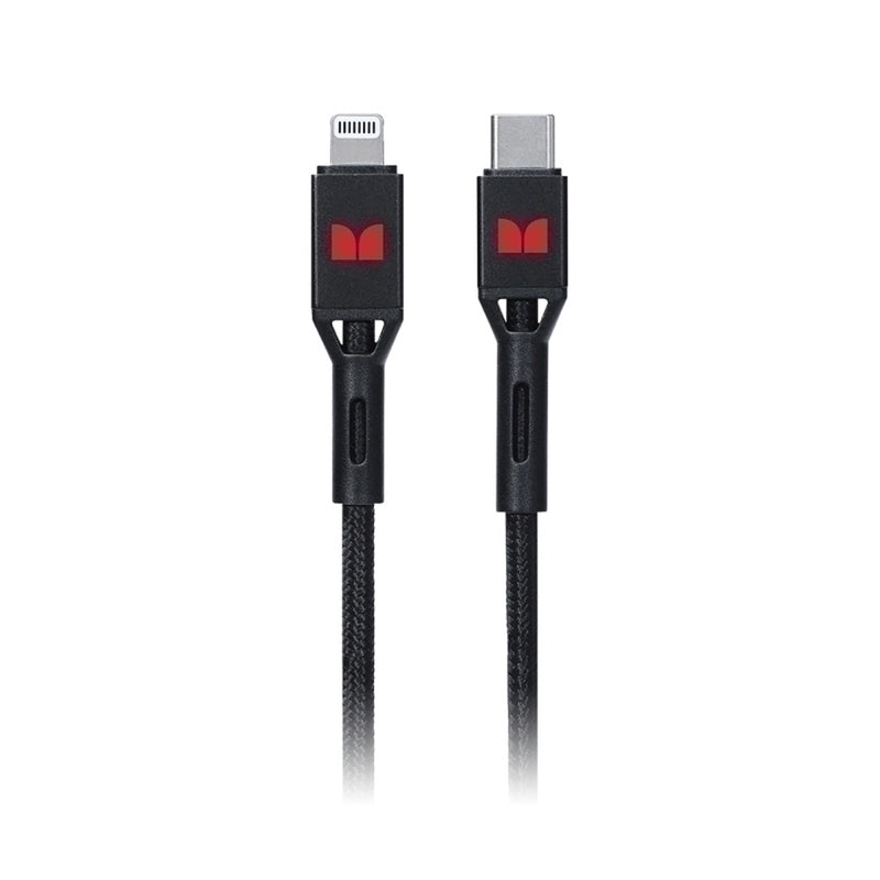 Monster Lightning vers USB-C Câble tressé 1,2 m