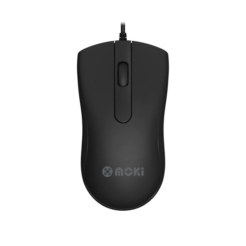 Mouse ottico Moki USB (nero)