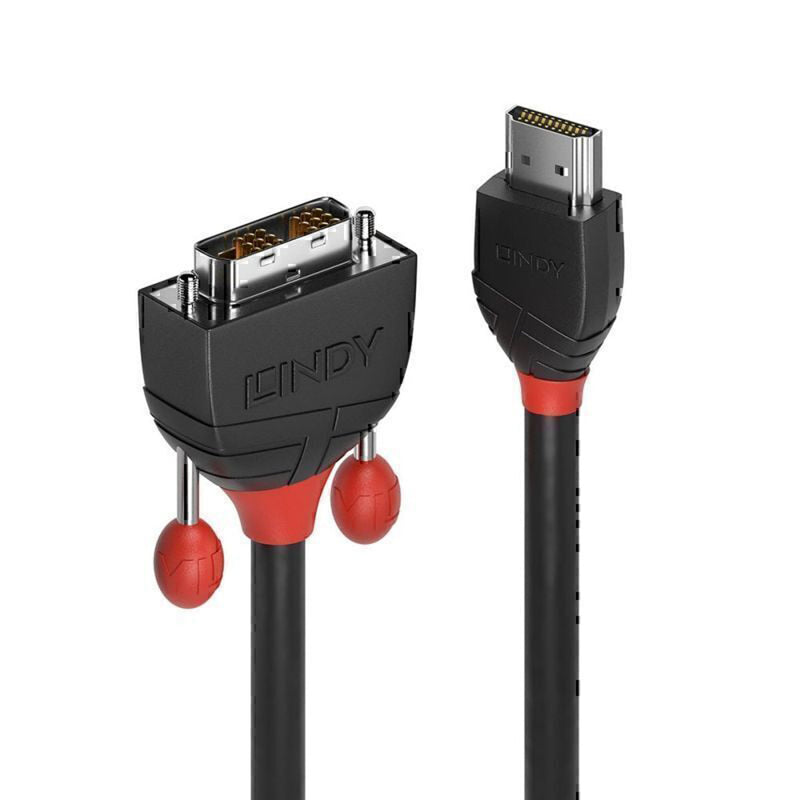 Lindy HDMI zu DVI-D-Kabelschwarzleitung