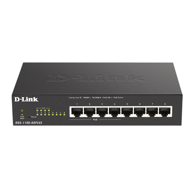 D-Link a 8 porte Gigabit Smart Managed Poe Switch