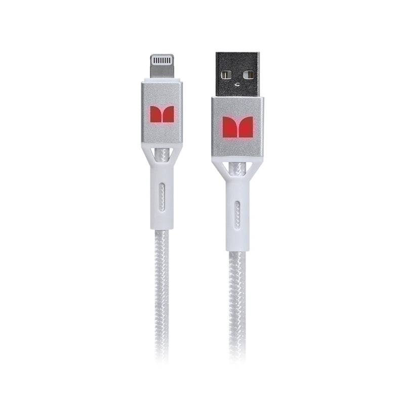 Monster Lightning vers USB-A Cable 2M (blanc)