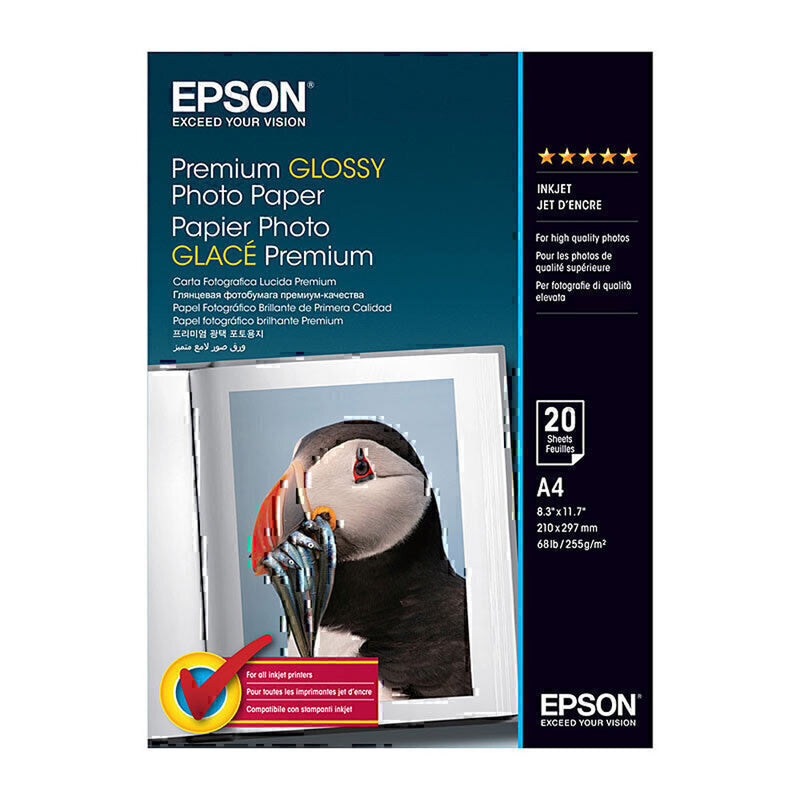 EPSON Premium Glossy Photo Paper 20pc