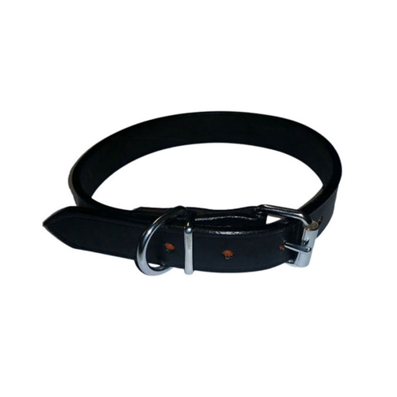 Collar semplice in pelle (nero)