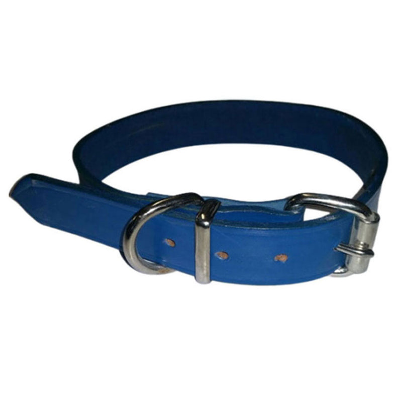 Collar semplice in pelle (blu)