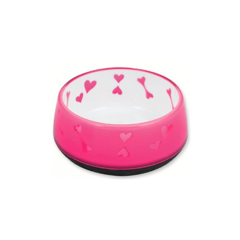 Pawise Lifestyle Dog Love Bowl (rosa)