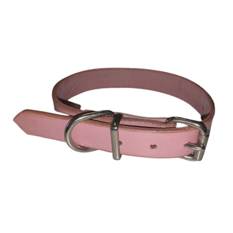 Collar semplice in pelle (rosa)