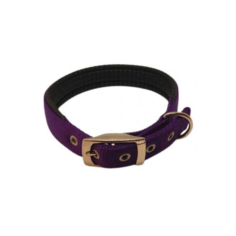 Collier rembourré en nylon (violet)