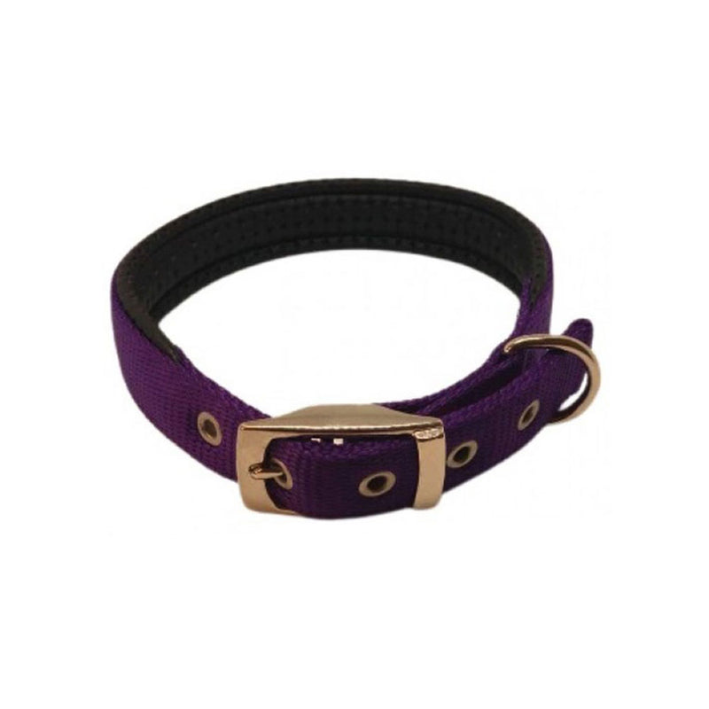 Collier rembourré en nylon (violet)