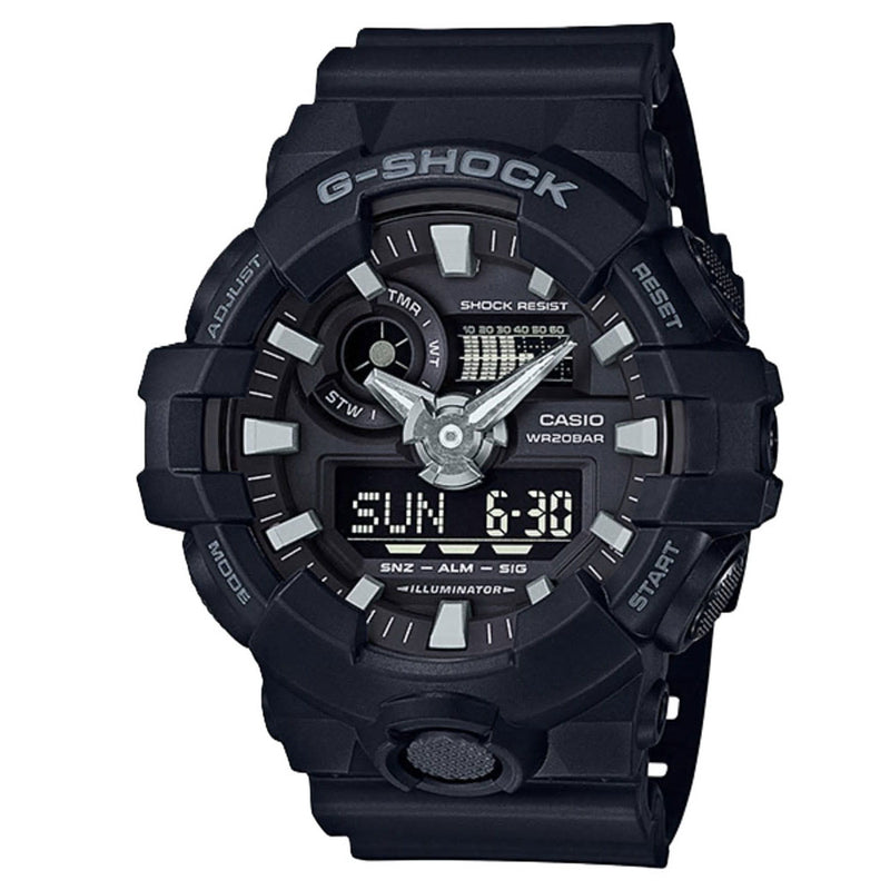 Casio G-Shock Tough Wear Black GA700-1B Watch (Black)