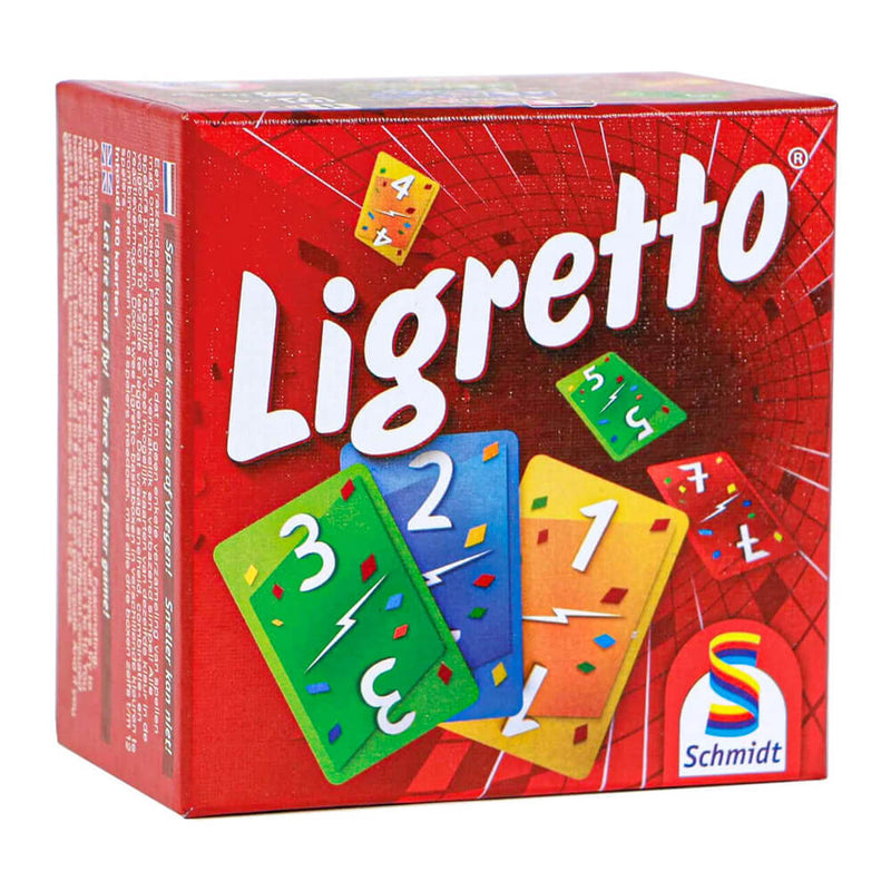  Farbiges Ligretto-Kartenspielset