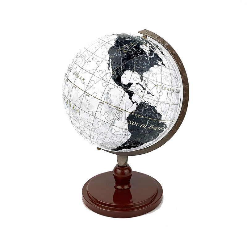 Globe de la Terre sur un support C 6 "