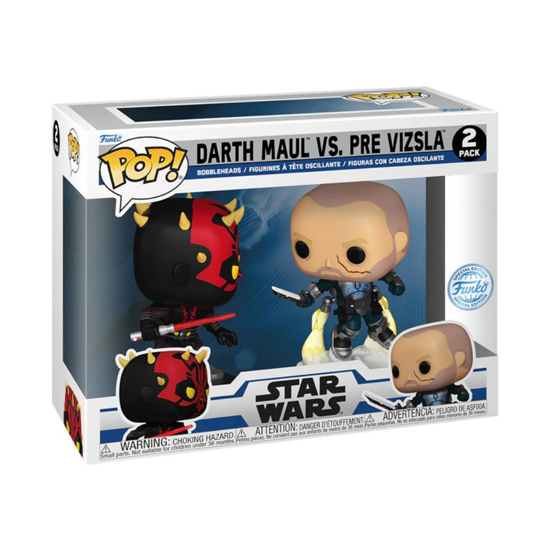 Star Wars: Clone Wars Darth Maul Vs Pre Vizsla Pop! 2-Pack