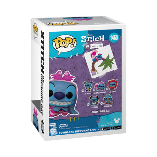 Stitch in Cheshire Cat Costume US Ex. Glitter Pop! Vinyl