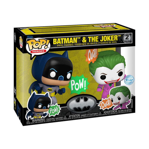 85th Anniv Batman & Joker 1966 US Exclusive Pop! Vinyl 2pk