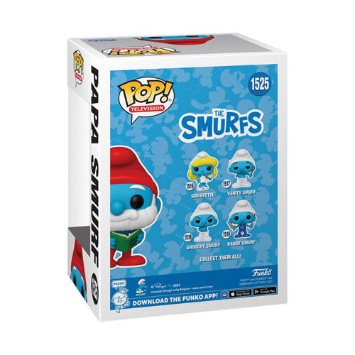 Smurfs Papa Smurf SDCC 2024 US Exclusive Pop! Vinyl