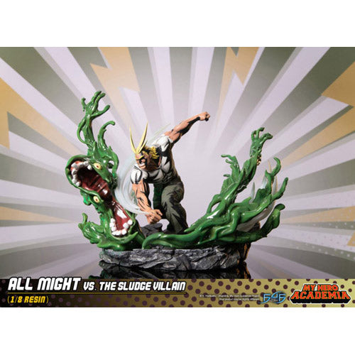 My Hero Academia All Might Vs The Sludge Villian Statue