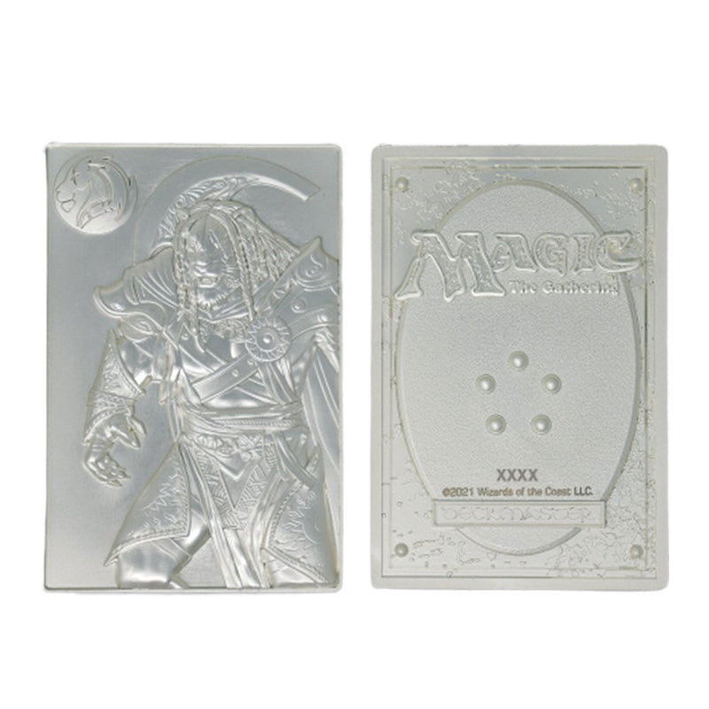 Magic the Gathering Silver Plaked Card