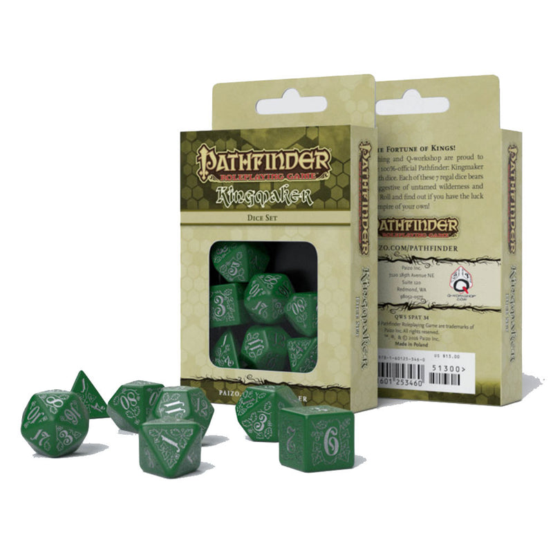 Q Workshop Pathfinder Würfel (Set von 7)