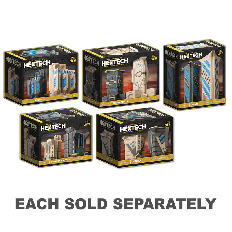 Hextech Terrain Trinity City Minis (2pcs)