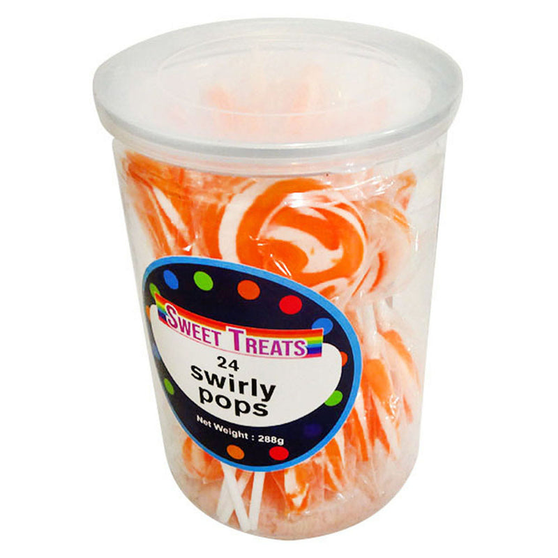 Sweet Treats Small Swirly Pops 4cm (24x12g)