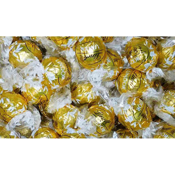 Lindt Lindor White Chocolate Balls 1kg (Approx 80pc)