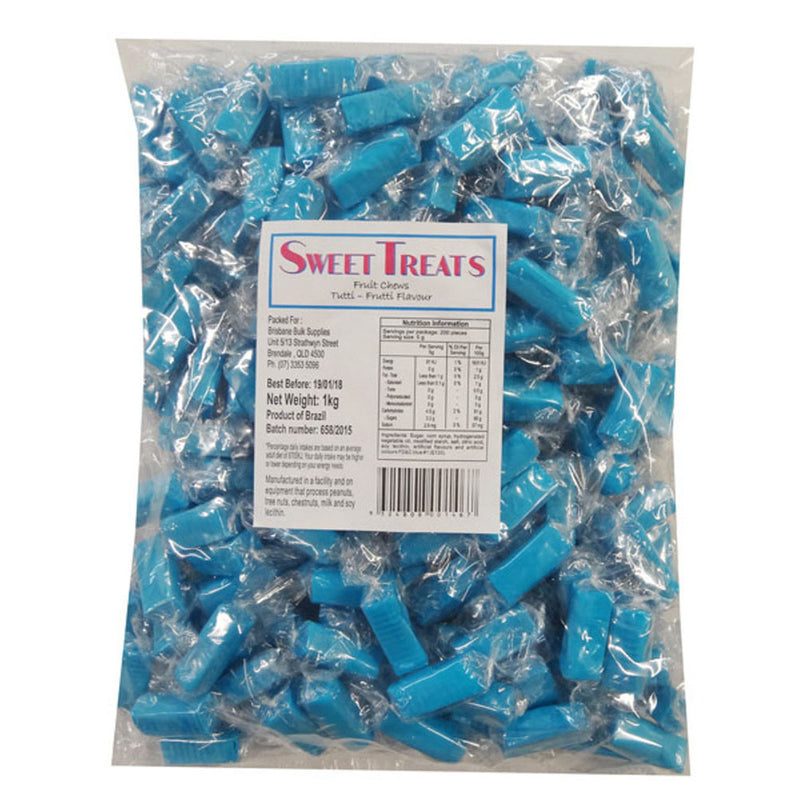 Sweet Treats Wrapped Fruit Chews 1kg