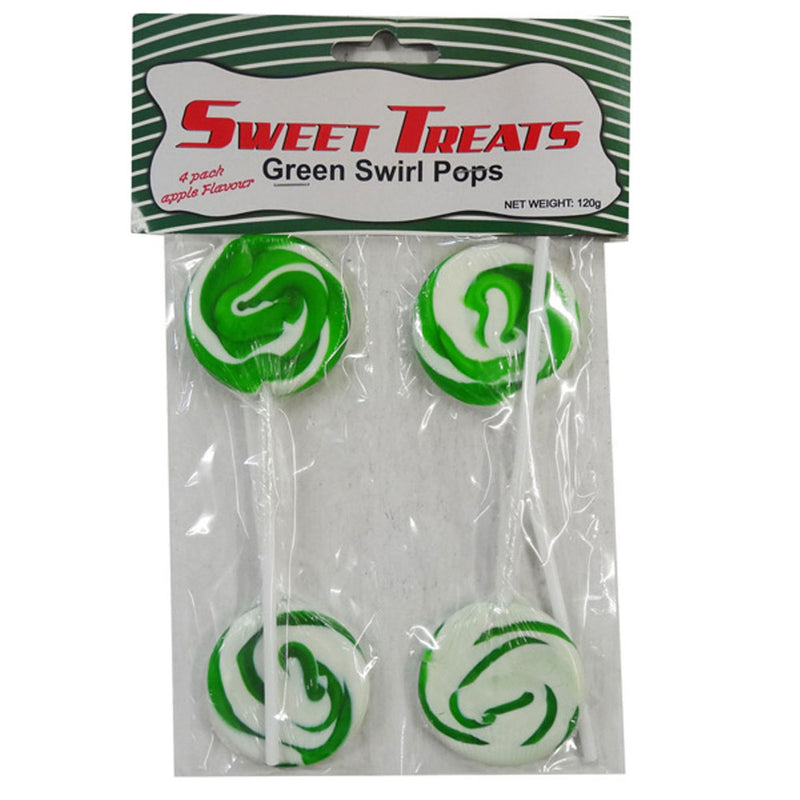 Sweet Treats Stuiged Swirl Pops 4pk (120G)