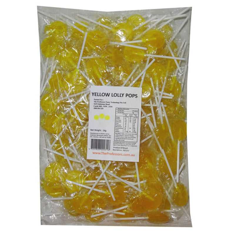 Süße Leckereien flache Pops 1 kg (ca. 125pc)