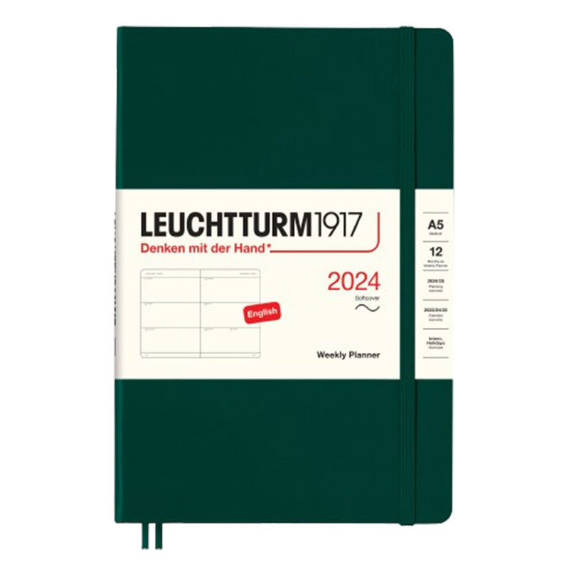 Pianificatore della settimana A5 LeuchTurm 2024 (Softcover)