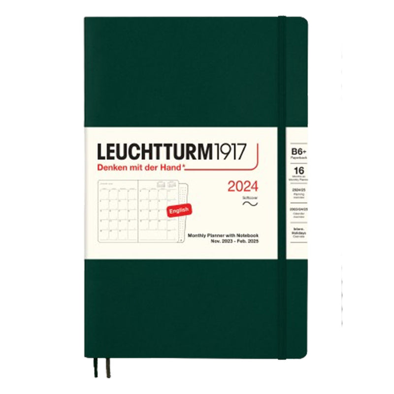 2024 B6+ Planner e Notebook mensile (Libro in brossura)