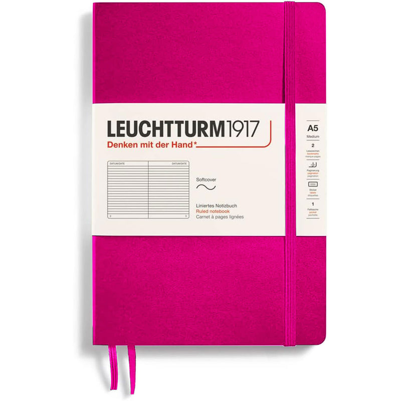 Leuchtturm Softcover Ruled Notebook A5