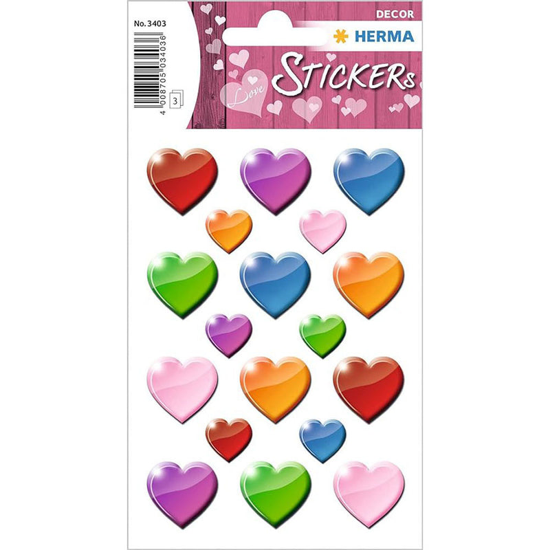 Herma Decor Coloured Hearts Sticker