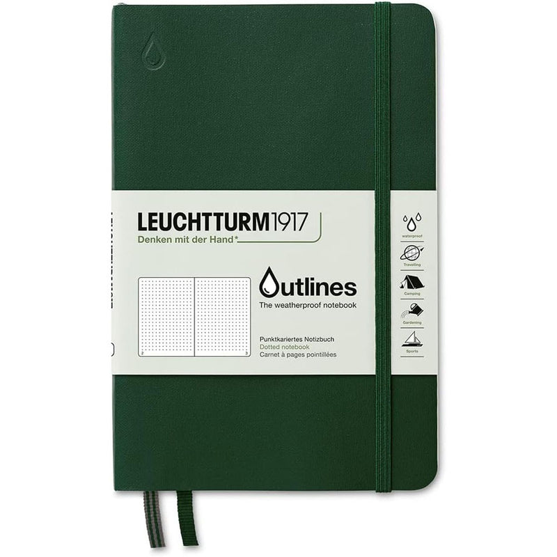 Leuchtturm Outlines Weatherproof Dotted Notebook B6+