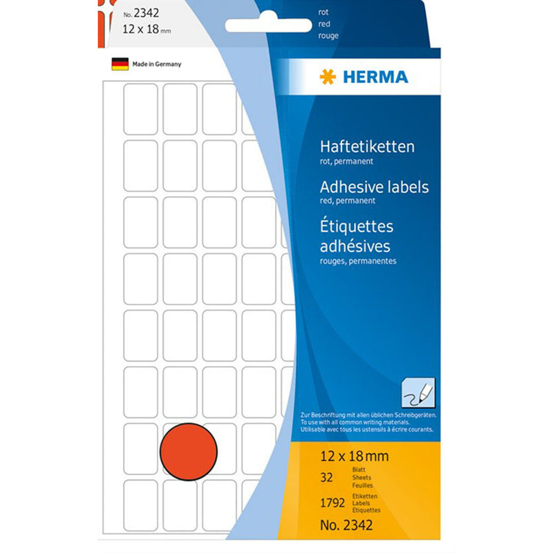 Herma Multi-Purpose Colored Labels (Red)