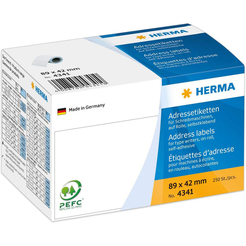 Herma Address Label Roll White