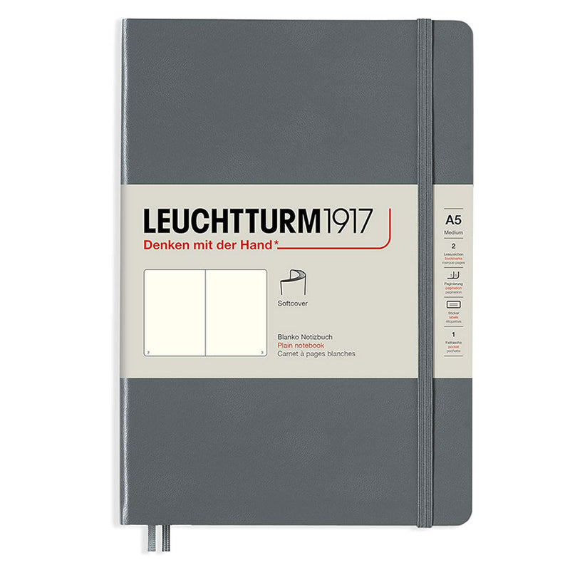 Leuchtturm Softcover Plain Notebook A5