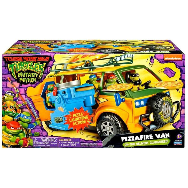 TMNT Mutant Mayhem Pizza Fire Van