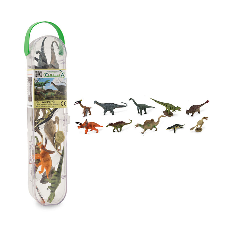 COLLECTA DINOSAUR FIGURES EN SET CADEAU DE TUBE (ensemble de 10)