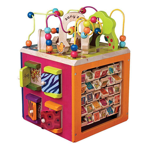 Wooden Activity Cube