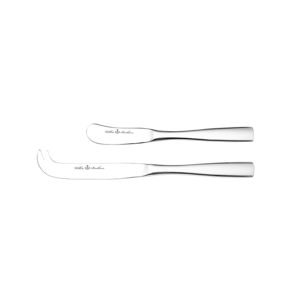 Wilkie Brothers Hartford 18/10 Cheese Knife Set (Pack of 2)