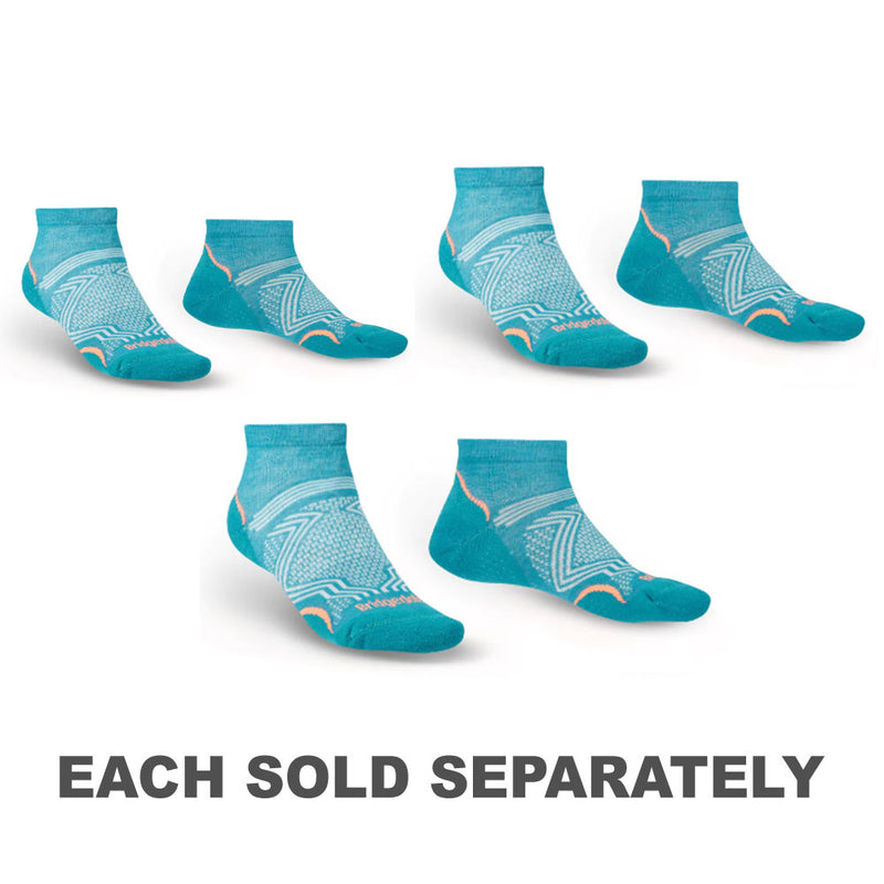 Women's Low Cut Hike Ultralight T2 Coolmax Socks (Teal)